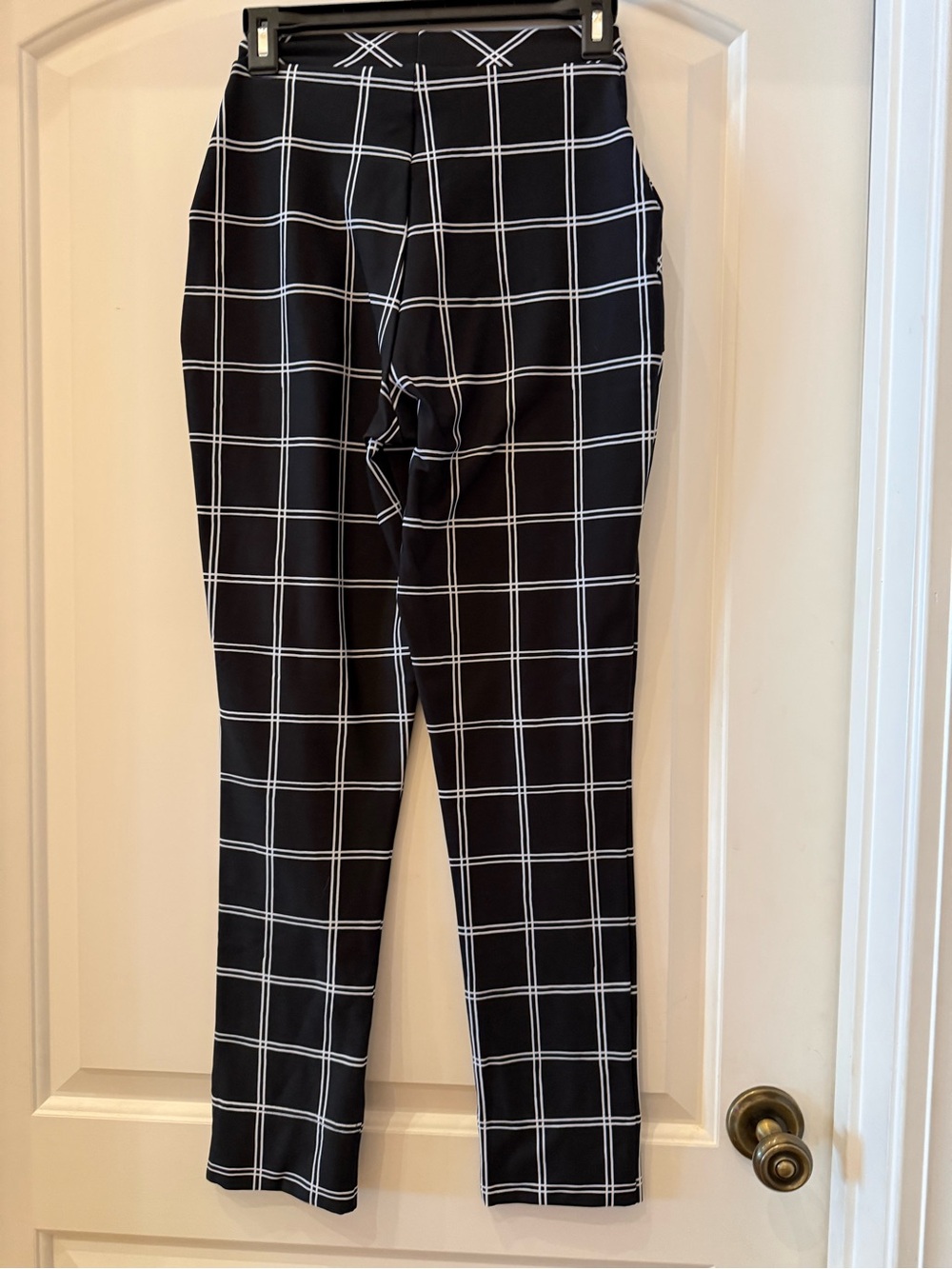 Blackmilk Black Windowpane pants